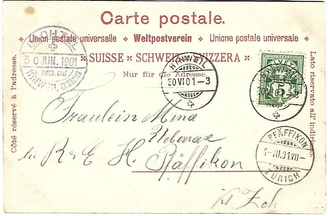 Cartes postales: Gruss vom Bachtel braune Litho – D'occasion à Wetzikon ZH par Brulu100 1