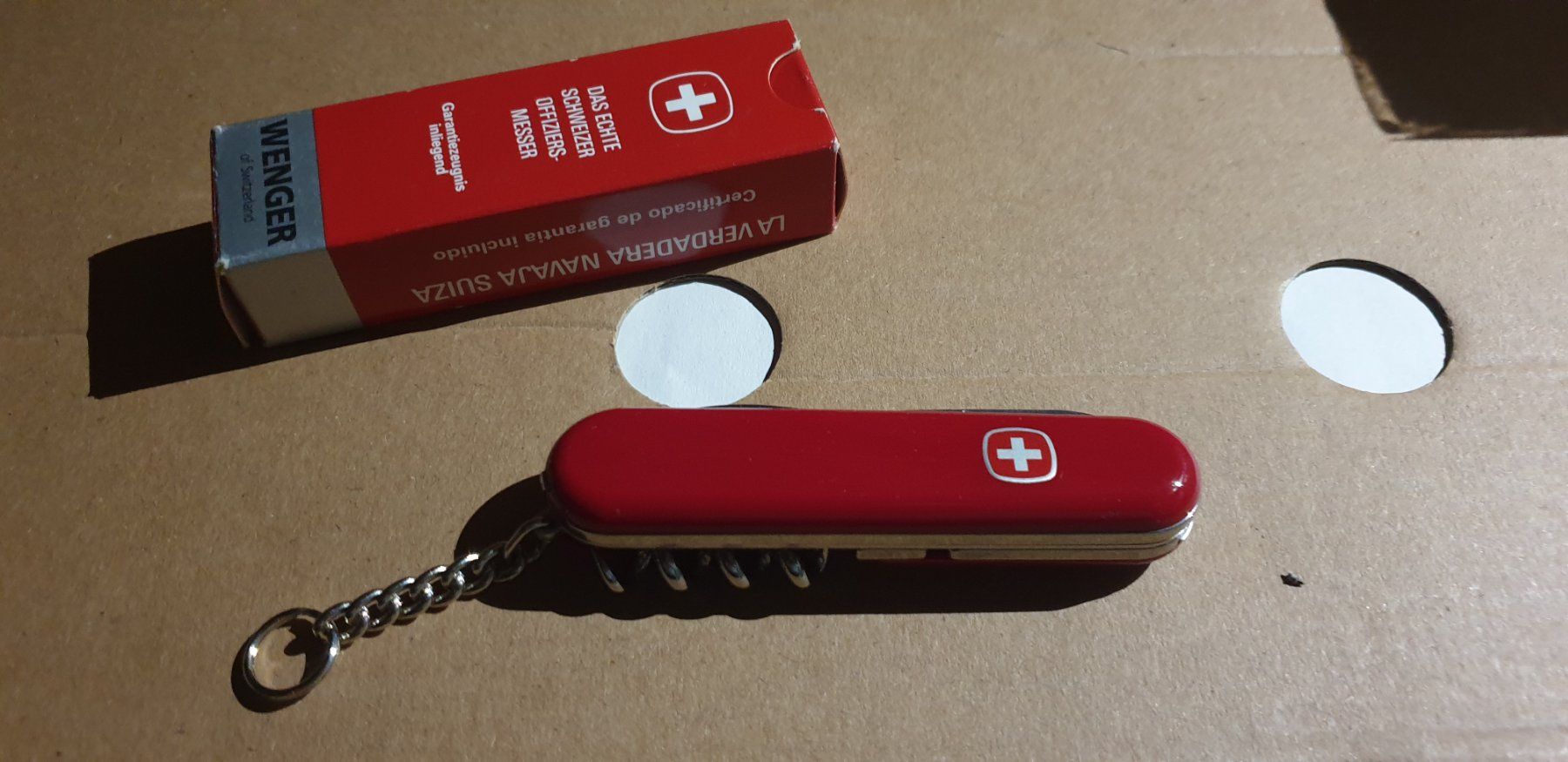 Wenger Taschenmesser: Div. MONT 9 Militar Wenger Rot Sackmesser Messer – Neu (gemäss Beschreibung) aus Val D Illiez von SnowRoof 1