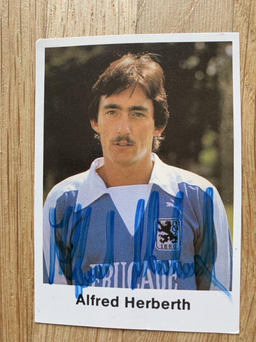 Autogramme: Charly Herberth Autogramm 1860 München 77/78  – Gebraucht aus Greifensee von Bohne01