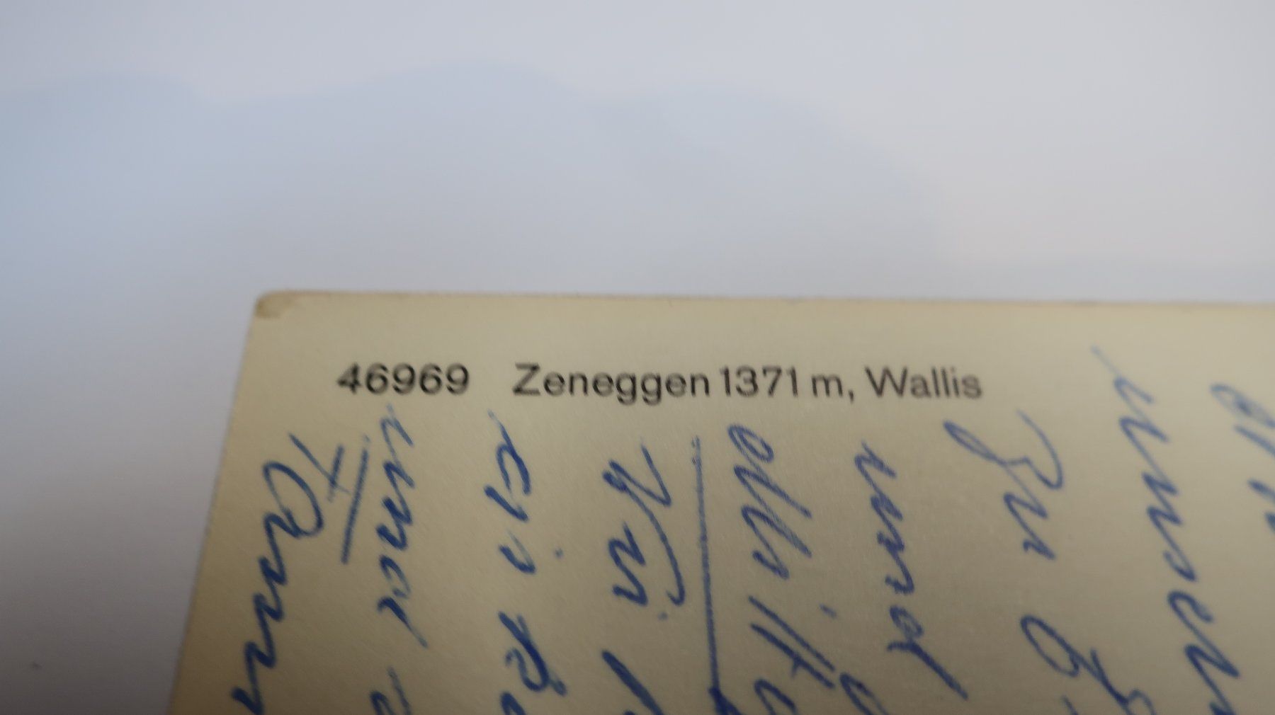 Ansichtskarten: Zeneggen Wallis Multivues  1971 – Gebraucht aus Cormoret von Pascalll2001 6