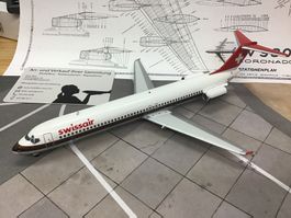 Swissair Dc-9-30 Schoggi Modellflugzeug HB-ISW, 1:200