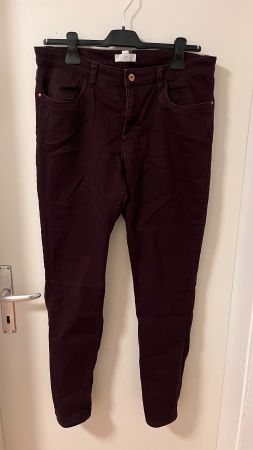 H&M L.O.G.G. dunkelrote Cordhose Gr. 44/UK 16 neuw.top (58)