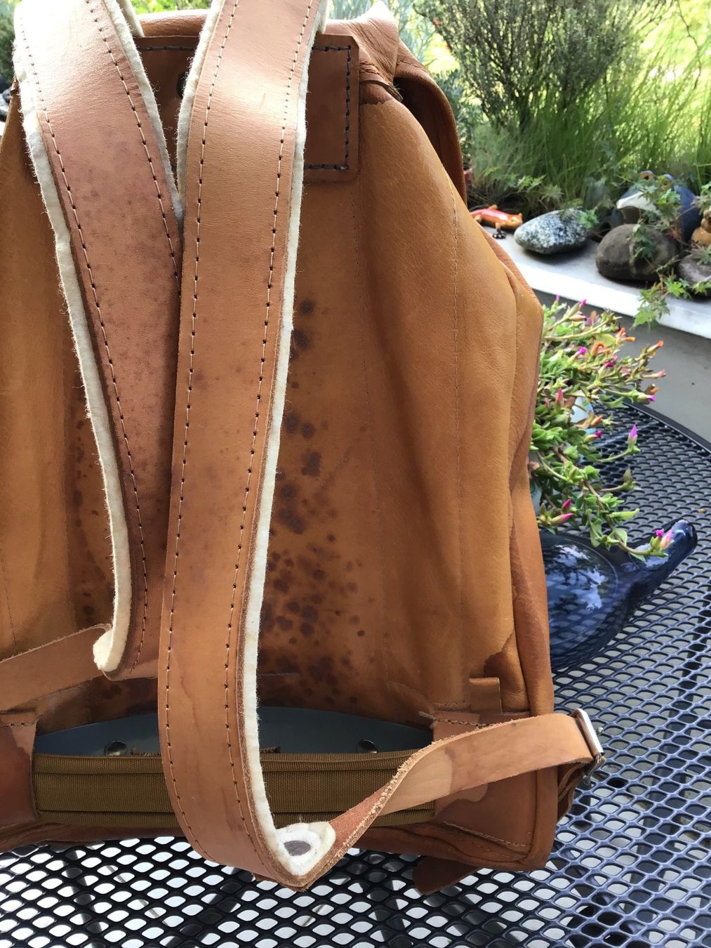 Sacs à dos: Wanderrucksack echtes Leder Suisse made – D'occasion à zug par Schwarzpeter 2