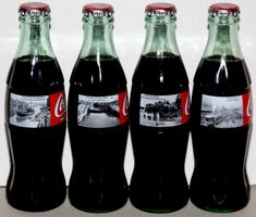 EXKLUSTV 4 Coca-Cola Flaschen  Eröffnung Panama Kanal - RAR