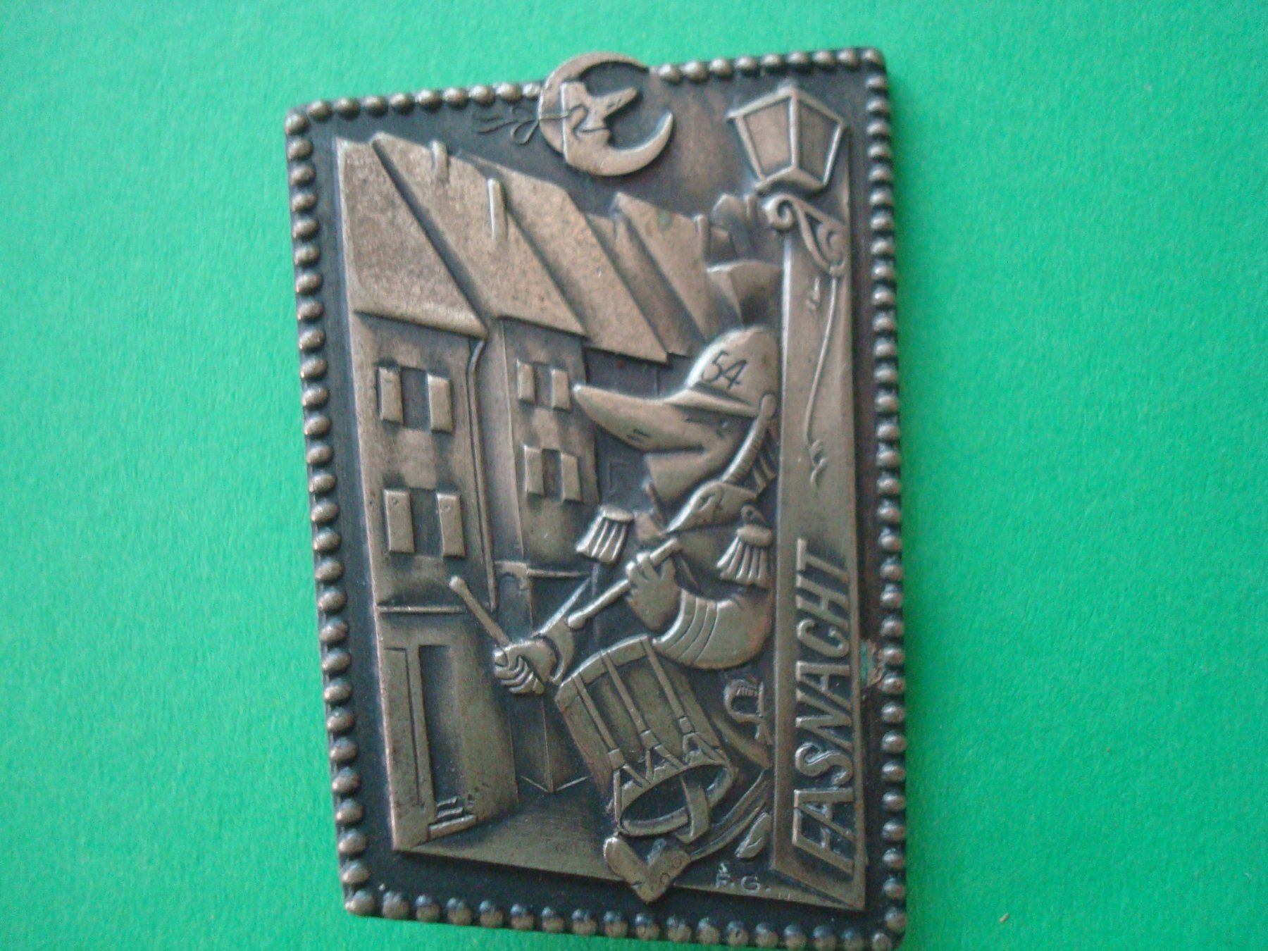 Placchette & Badge: Plakette Basel Silber 1954 – Usato da Riehen venduto da Baerewaegli