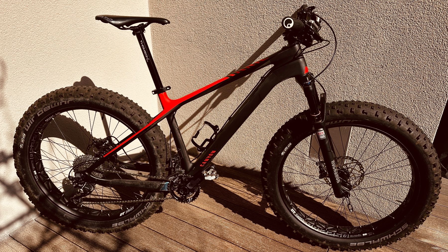 Canyon Velos: Canyon Fat Bike Carbon mit Federgabel bis Körpergrösse 1.80m – Gebraucht aus Wangen SZ von Cohibarobusto 1