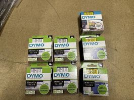 %7 Stk. neue DYMO® Schriftbandkassetten