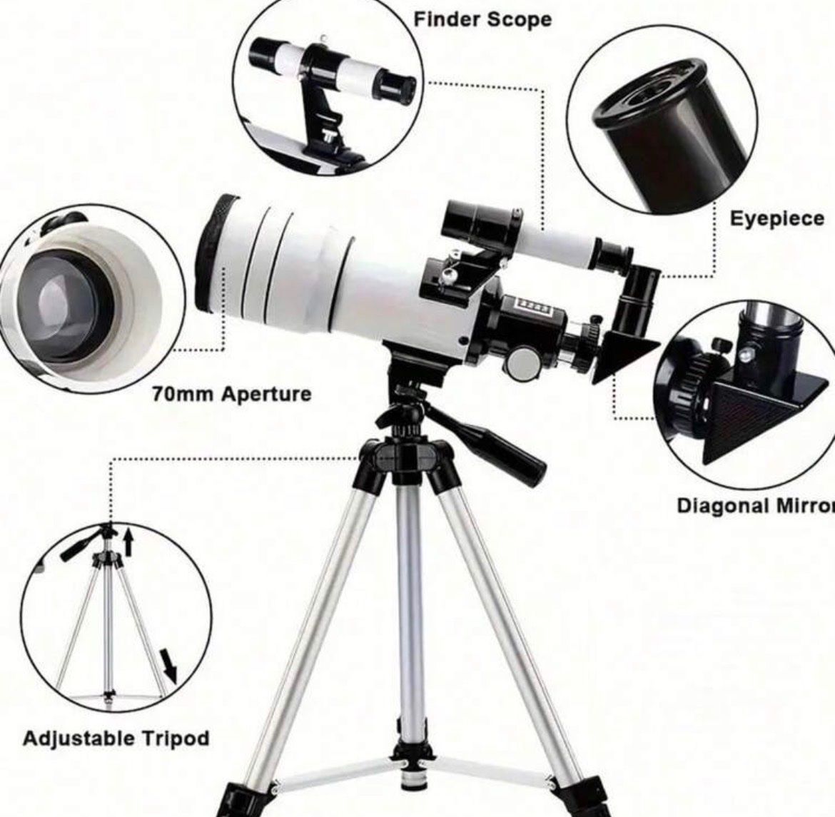 Telescopi: Teleskop mit Stativ – Nuovo e nell'imballaggio originale da Emmenbrücke venduto da ShopDirect 2