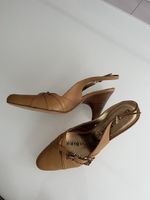Luciano Barachini Sandalen Leder Cognac Grösse 36. NP 179Fr.