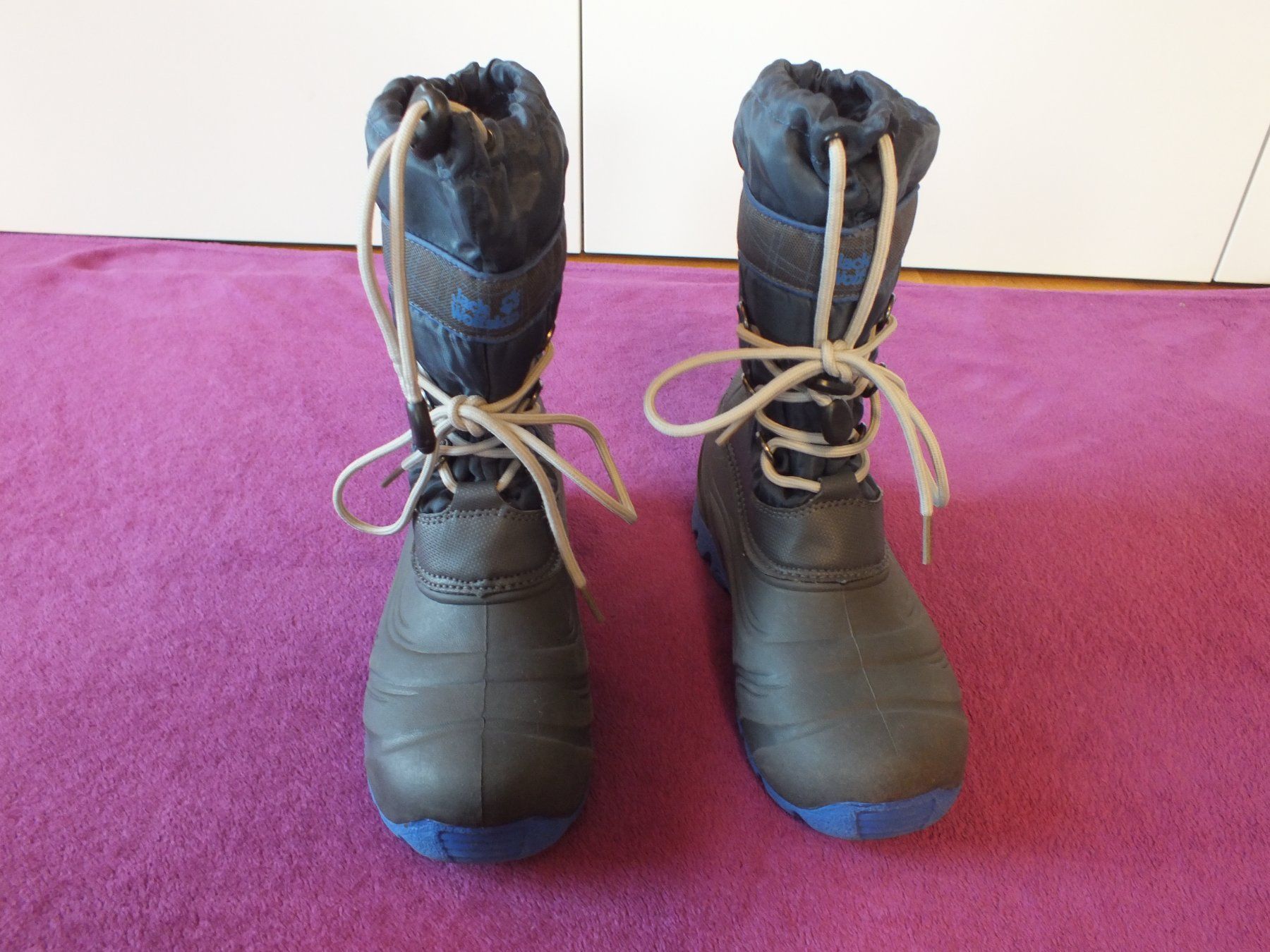 Jack Wolfskin Scarpe per ragazzi: Jack Wolfskin Winterstiefel Snowpacker Gr.34 – Usato da Müllheim Dorf venduto da Seeeule01 1