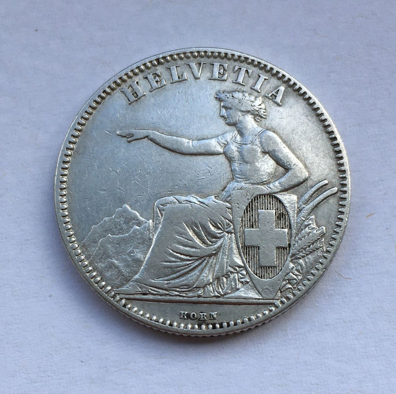 Alle Münzen: 1860 2 Franken -vz – Gebraucht aus Kirchberg SG von Helveticus00 1