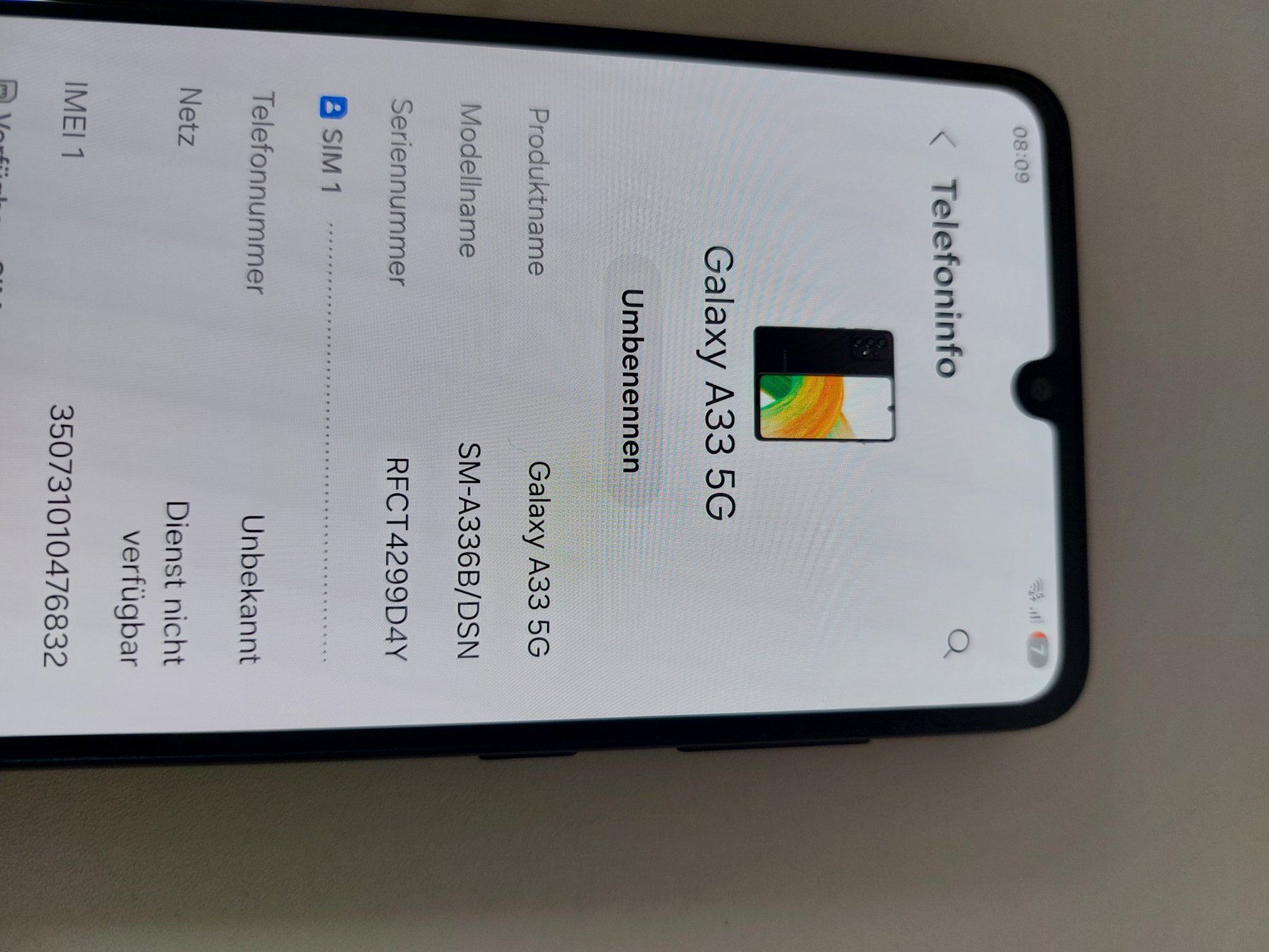 Samsung Handys / Smartphones: Samsung A33 5 G – Gebraucht aus Bowil von Mustache 2