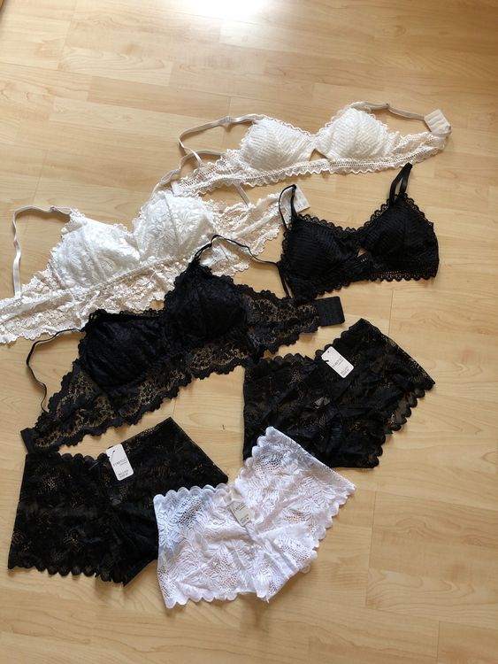 unterwäsche blau spitze