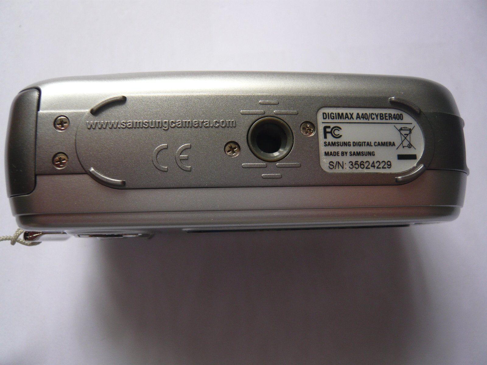 Samsung Fotocamera: SAMSUNG DIGIMAX A40 4.0 Mega Pixels – Usato da Winterthur venduto da Cajun 3