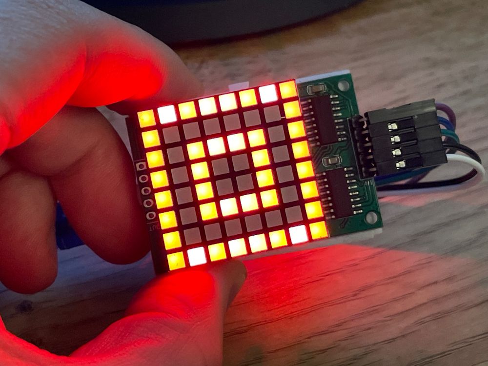 Red Led Matrix 8x8 - 74HC595 - for Arduino / Raspberry pi | Acheter sur ...