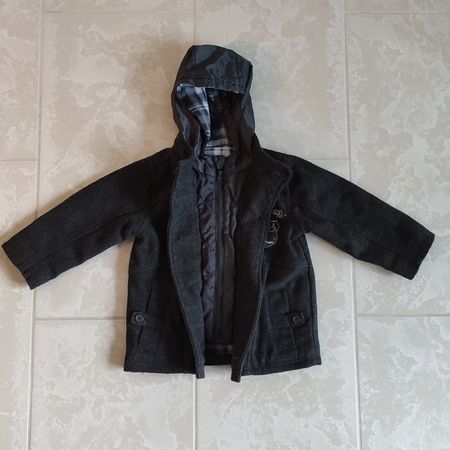 Mantel Jacke für kleiner Junge 18-23 Monate Wolle