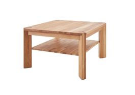Salontisch Couchtisch BODO Asteiche massiv 85 x 85 x 50 cm