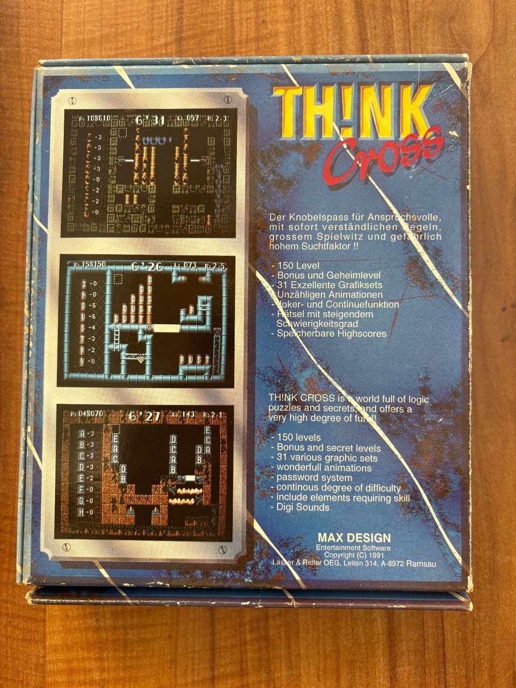 Giochi: Amiga Spiel: TH!NK Cross – Usato da Niederhasli venduto da Manuf0 2