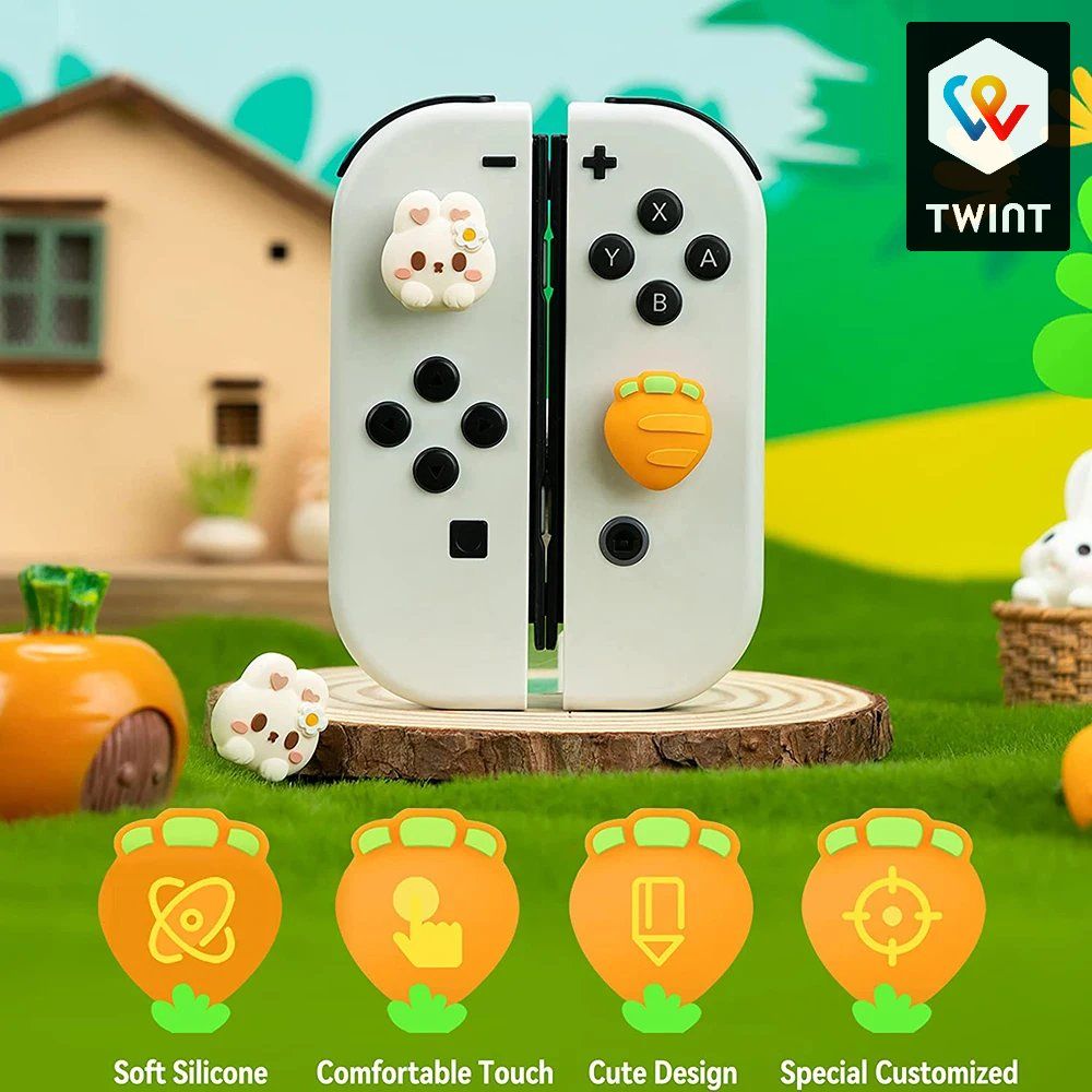Nintendo Giochi: Capuchons silicone Nintendo Switch 4protection pour Joystick – Nuovo e nell'imballaggio originale da Saignelégier venduto da onekeystore 1
