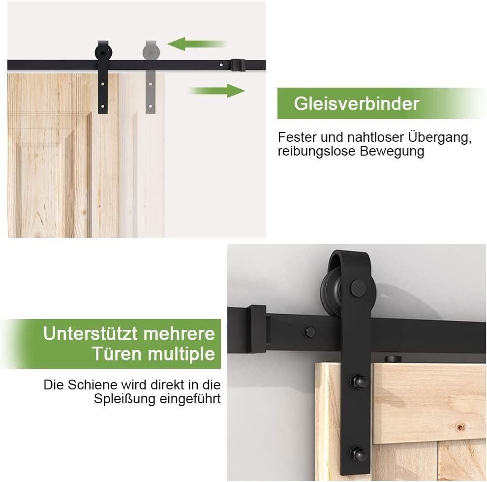 Porte: Schiebetürsystem Komplett-Set 200 cm – Nuovo (secondo la descrizione) da Thun venduto da Top32 3