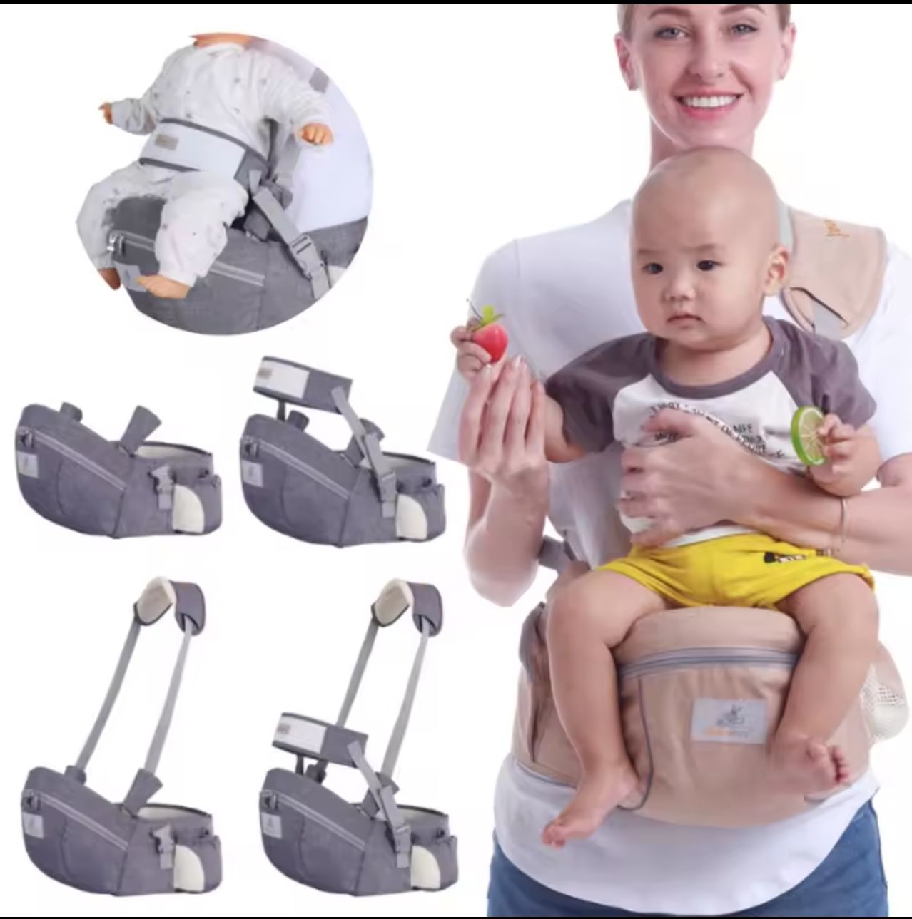 Marsupi portabebè: Gabesy Babytrage - NEU - Blau – Nuovo e nell'imballaggio originale da Bellmund venduto da Jegga 3