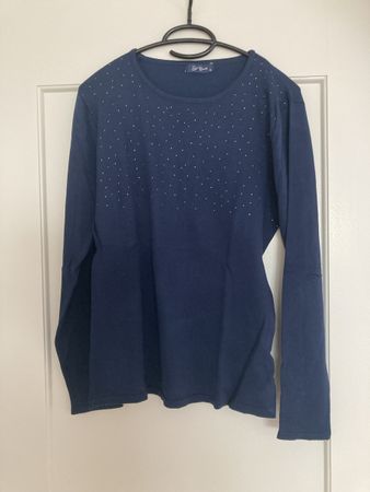 Langarmshirt mit Glitzer