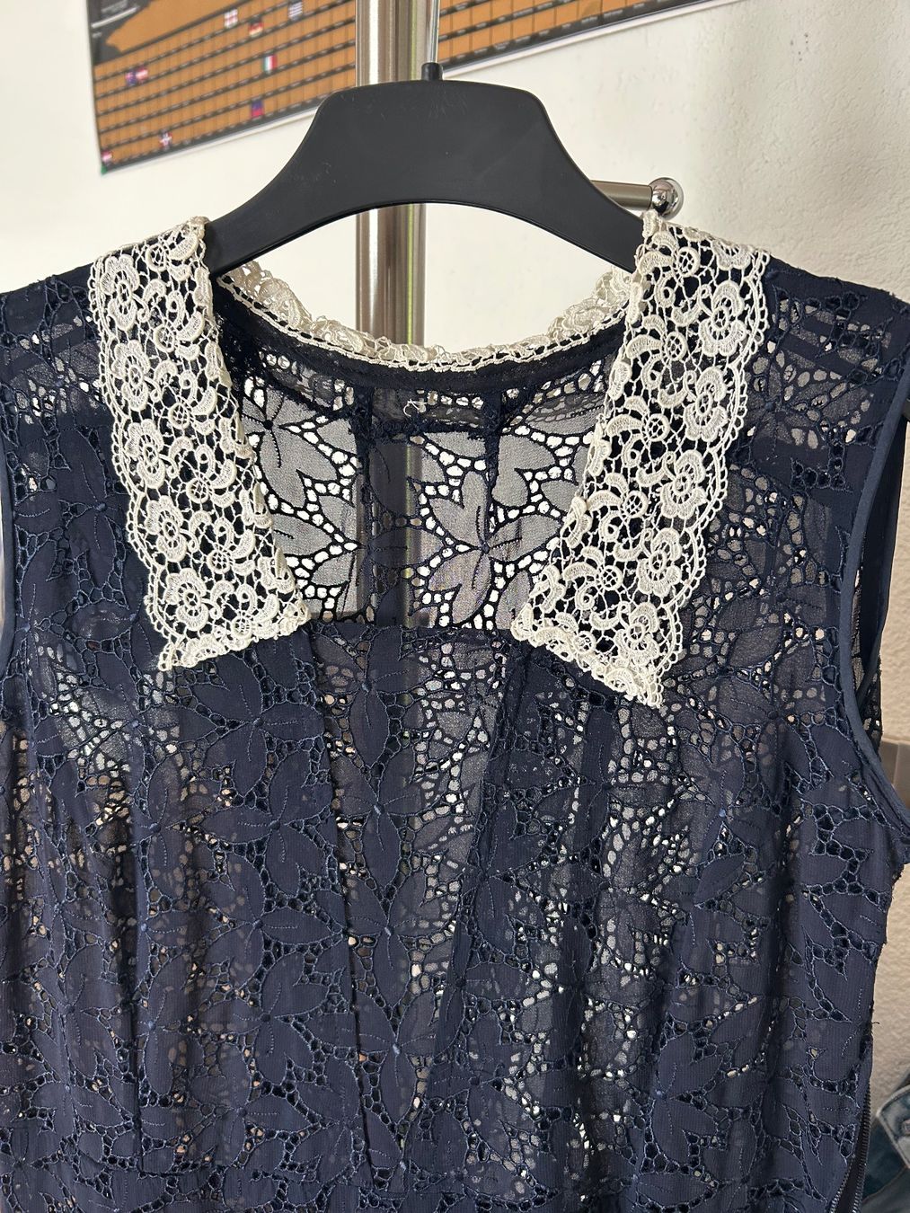 Vestiti: Damenkleid aus Spitzen dunkelblau – Usato da Gutenswil venduto da walker60 2