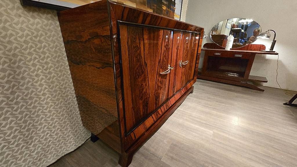 Credenze: Enfilade art deco palissandre de Rio – Usato da Mollens VD venduto da espritartdeco 2