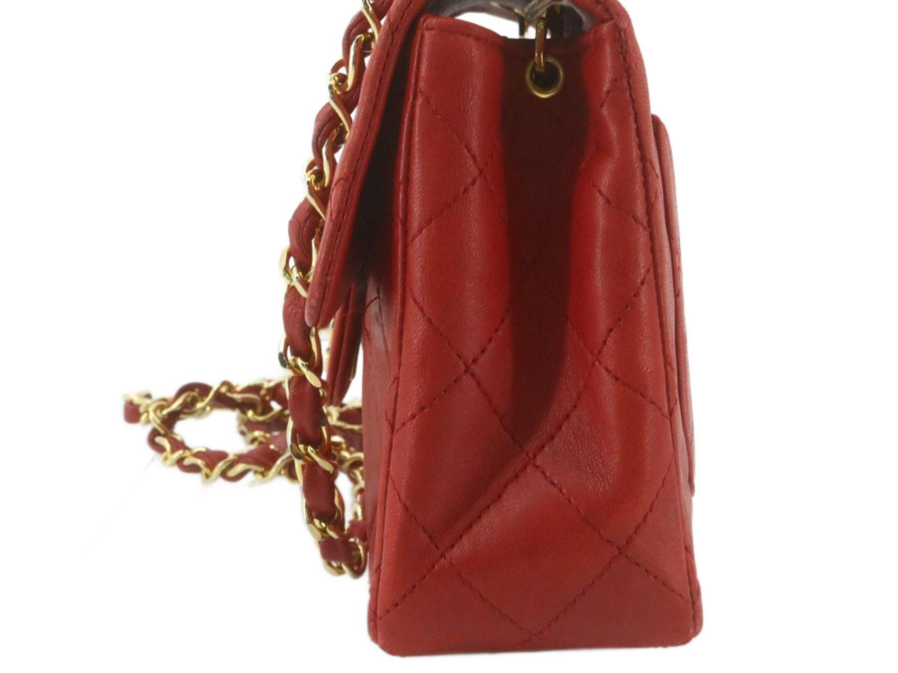 Chanel Borse da donna: Chanel Vintage Single Flap Bag Rot – Usato da Zürich venduto da Liloubags 5