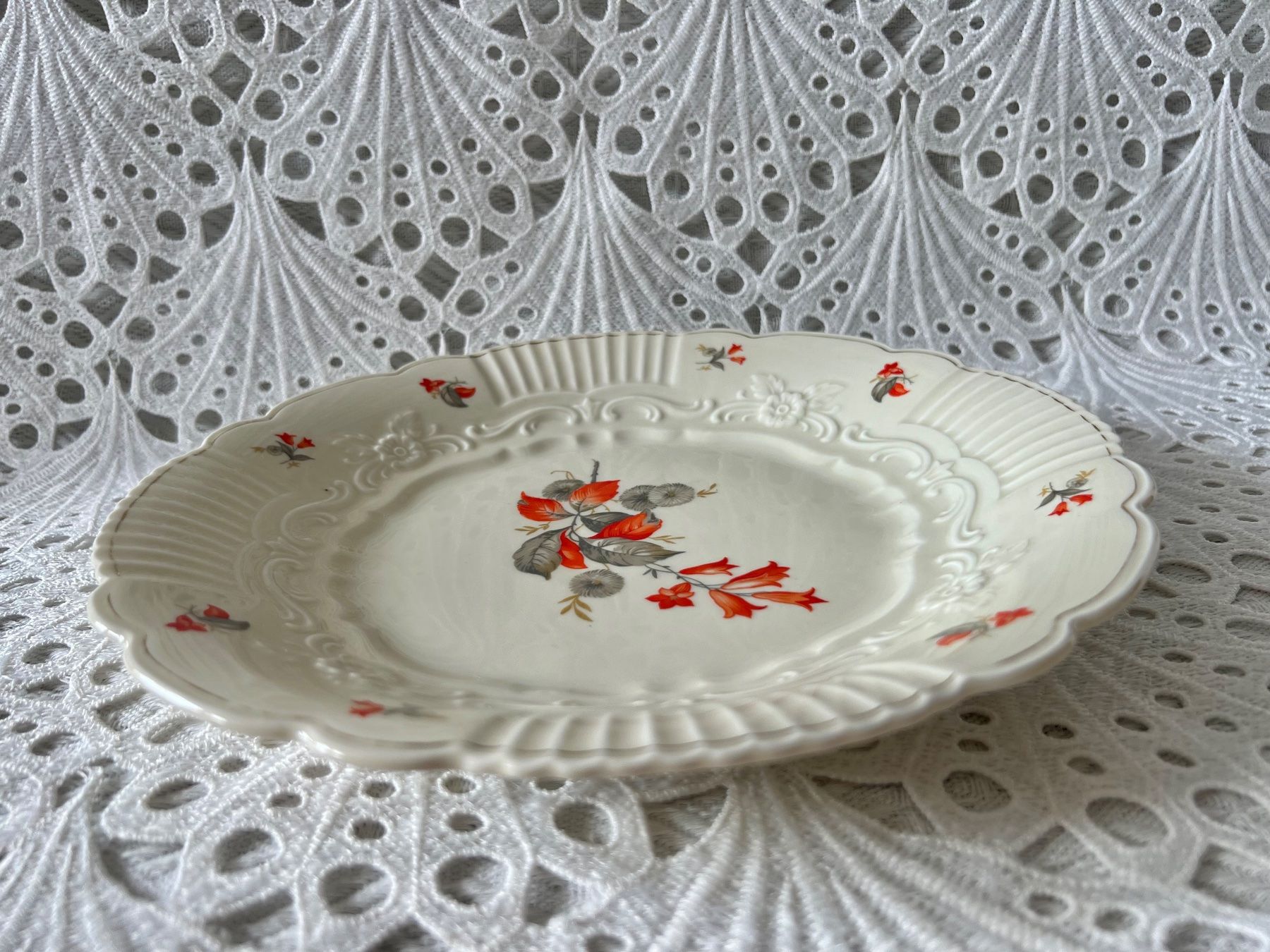 Teller: großer Teller Prunkschale Porzellan 28cm – Gebraucht aus Frenkendorf von Only1 1