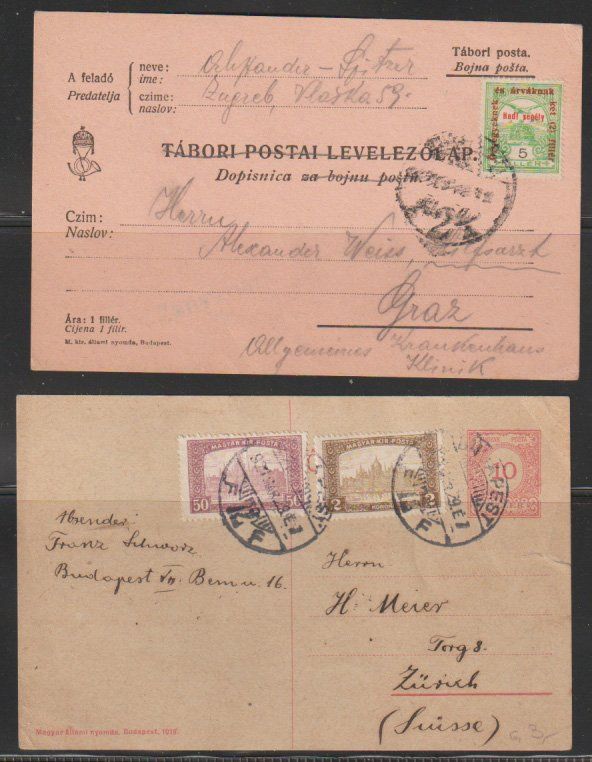 Ansichtskarten: Carte postale ancienne avec timbres et cachets – Gebraucht aus Crans-Montana von kira56 2