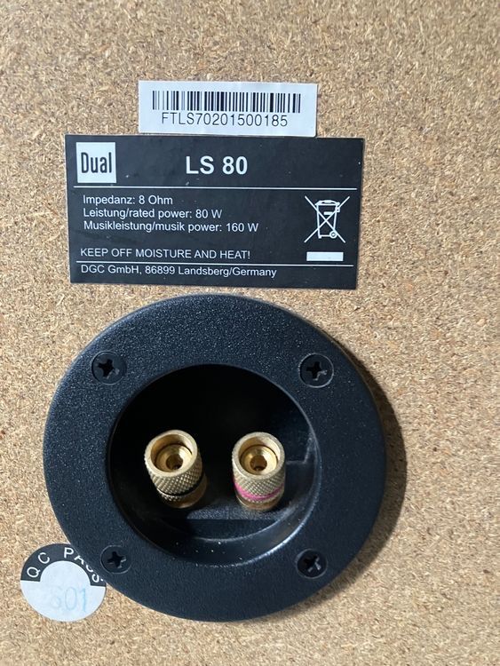Dual Casse acustiche: Dual LS 80 Standlautsprecher  – Usato da Trimbach venduto da ELITA-5 1