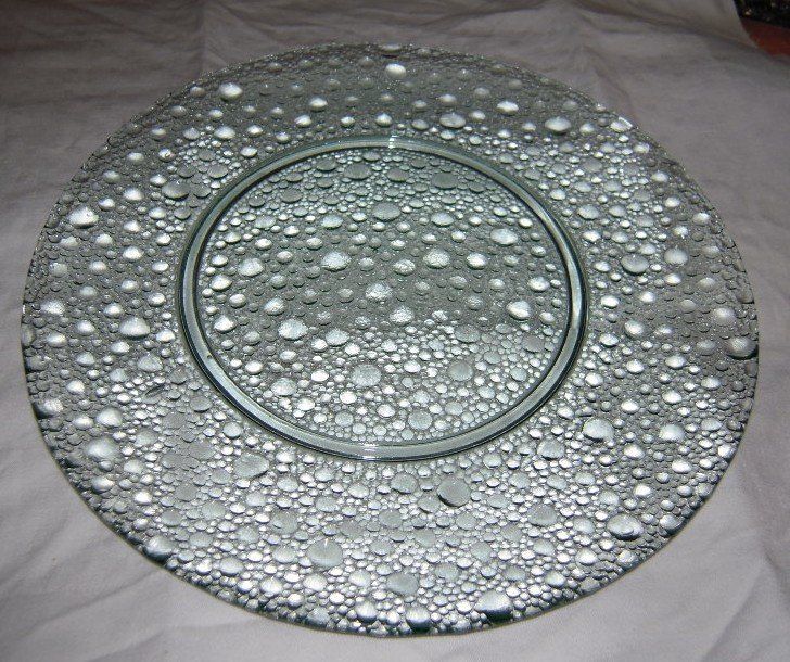 Servierplatten: Glas Blatte – Gebraucht aus Heimberg von Rockenrol