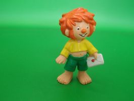 PUMUCKL MIT BRIEF MINI 5CM BULLY 1984 VINTAGE FIGUR