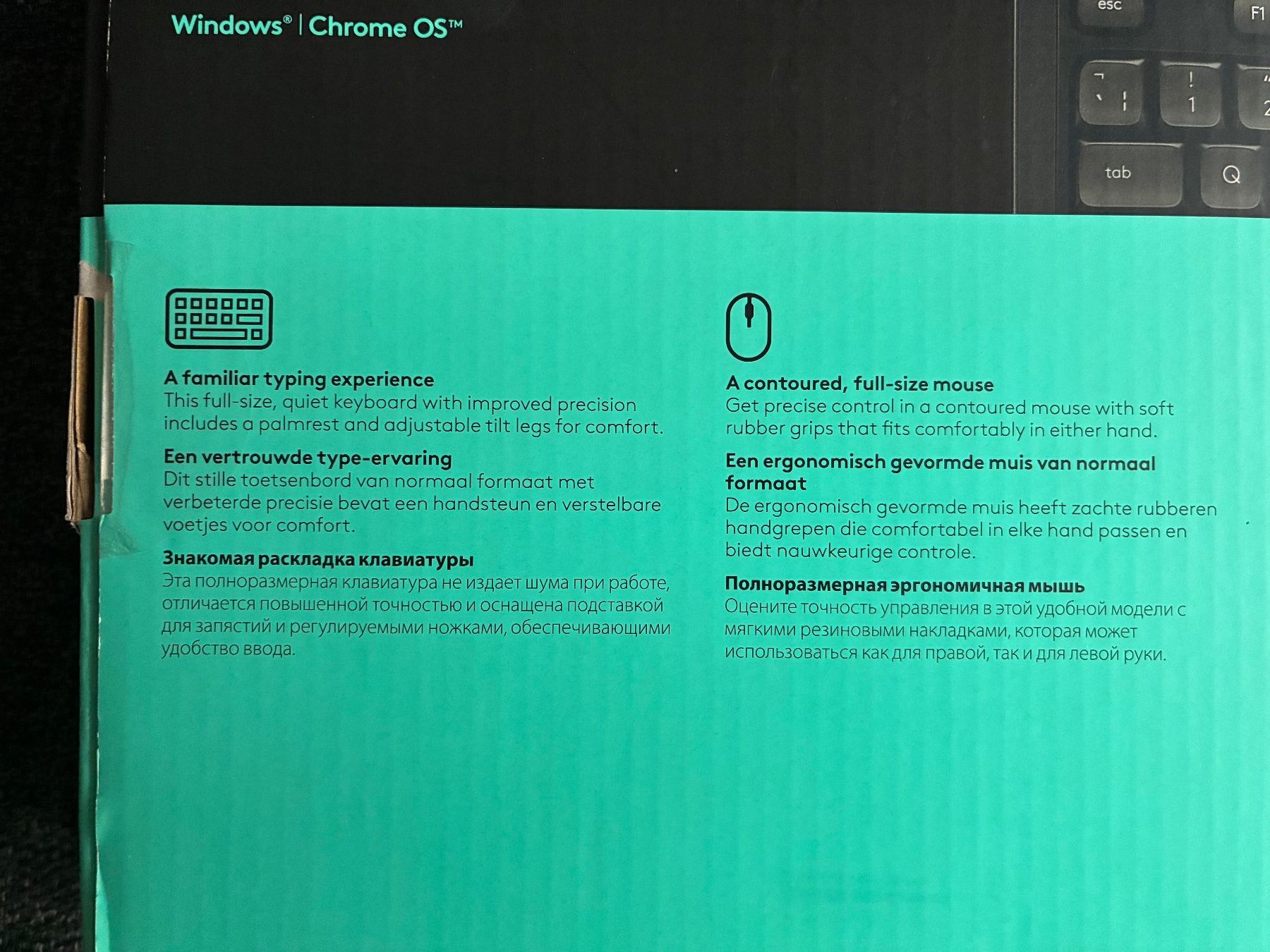 Logitech Tastiere: Logitech Keyboard + Mouse M540 – Nuovo (secondo la descrizione) da Basel venduto da h4w_h5bq 7