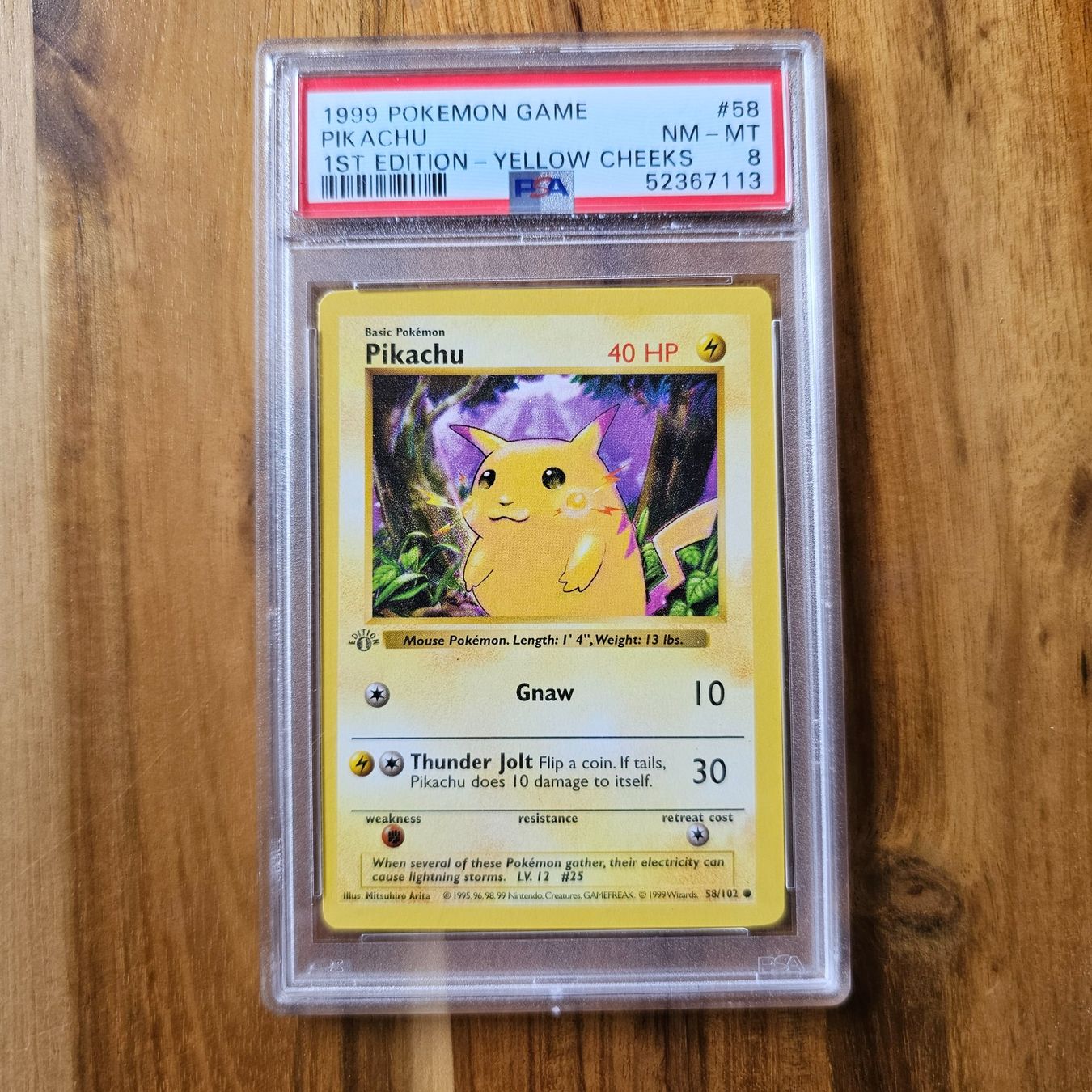Pokémon Sammelbilder & Trading cards: Pokemon - Pikachu - PSA 8 - 1 Edition - Shadowless Base Set – Gebraucht aus Alpnach Dorf von FrankyFranks