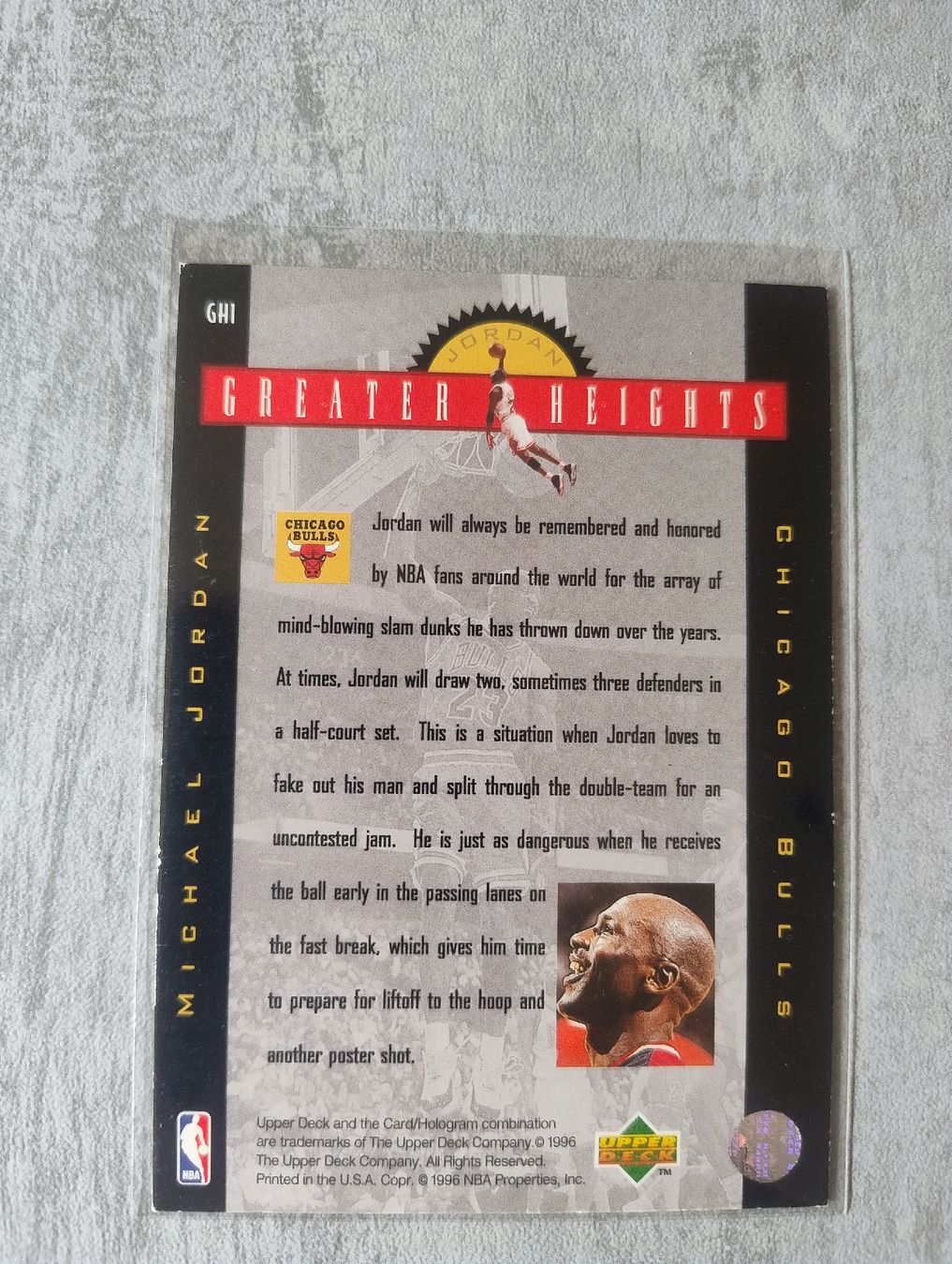 Nba Carte collezionabili: NBA Upper deck Greater Heights Michael Jordan  – Nuovo (secondo la descrizione) da Martigny venduto da jul_7s5x 1