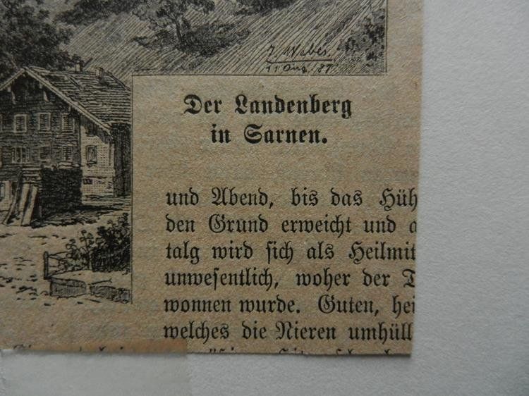 Incisioni: Der Landenberg Sarnen – Usato da Risch venduto da Rischli15 4