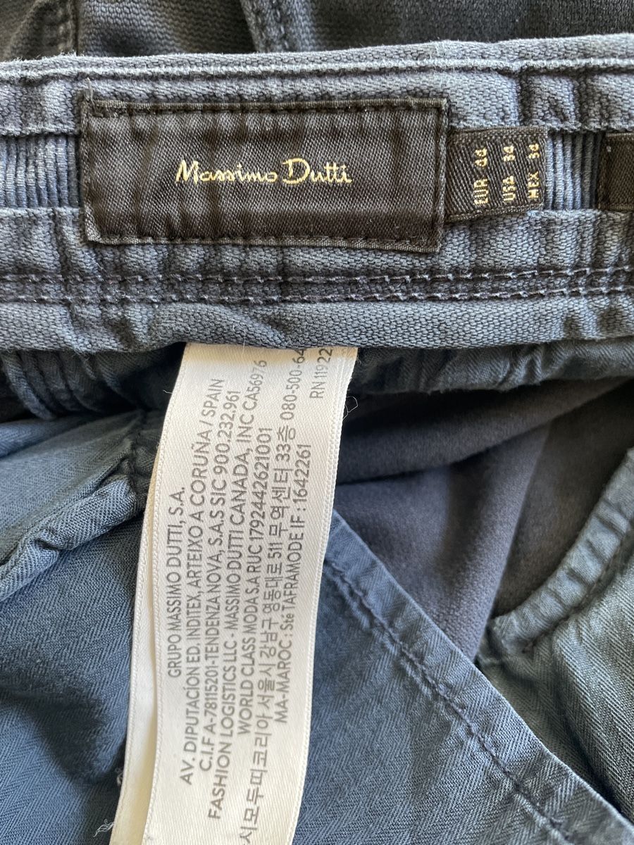 Massimo Dutti Pantalons: Pantaloni chino blu scuro Massimo Dutti,, perfetti – D'occasion à Bellinzona par remarema 5
