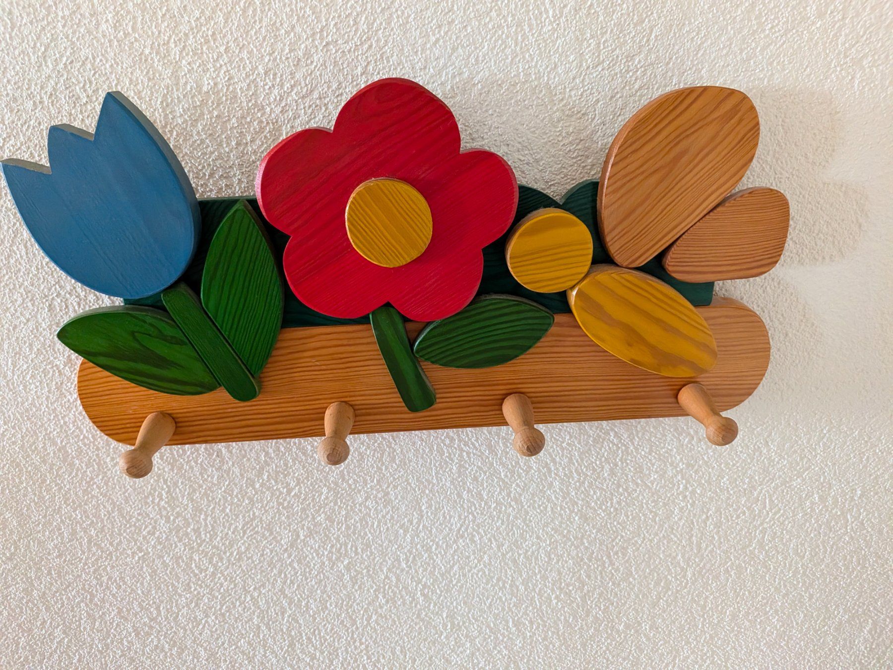 Porte manteau: Kindergarderobe aus Holz – D'occasion à Mönchaltorf par orka040