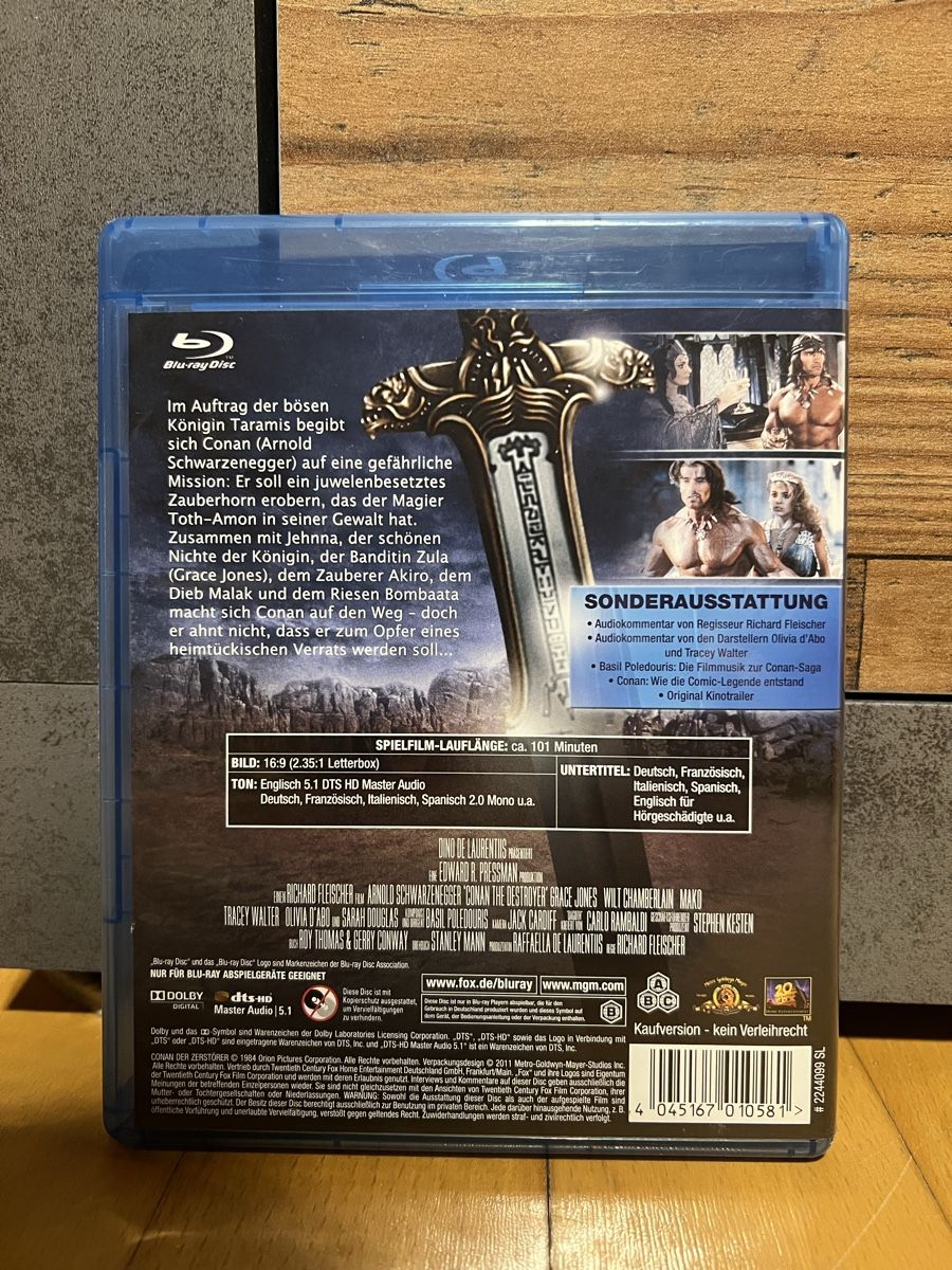 Tutti i DVDs: Conan der Zerstörer – Usato da Aadorf venduto da Schwarzschlumpf1972 1