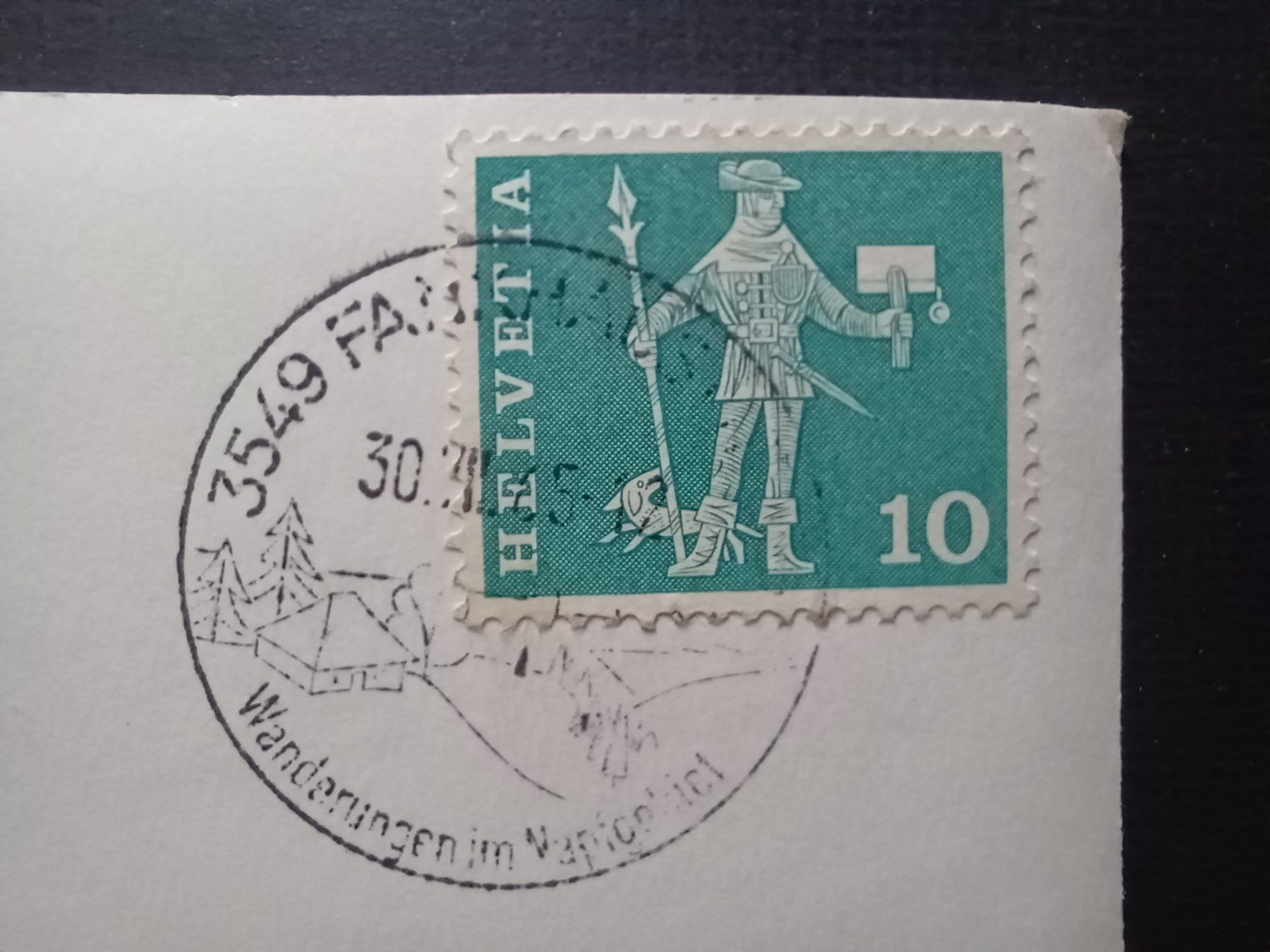 Ansichtskarten: Trub, Napf, Stempel Fankhaus 1965 – Gebraucht aus Aarau Rohr von mgvw 3
