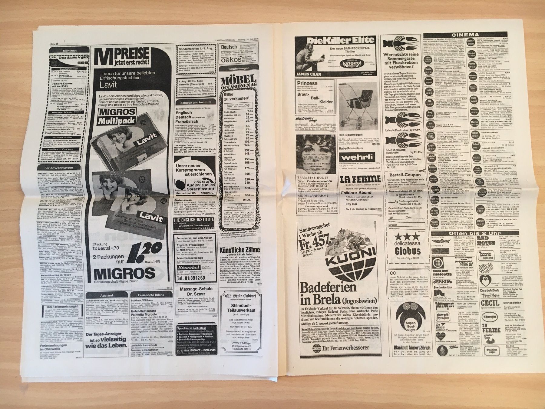 Zeitschriften & Magazine: Tagesanzeiger vom 26. Juli 1976 – Gebraucht aus Luzern von Jiggy_8898 5