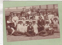 Photokarte Verein Gruppe Ausflug Trachten ???  1907