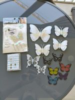 Lot de papillons et strass décoratif