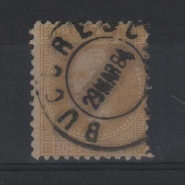 Alle Briefmarken: Rumänien 1879 Michel Nr. 54 gestempelt – Gebraucht aus Remetschwil von Hofiii