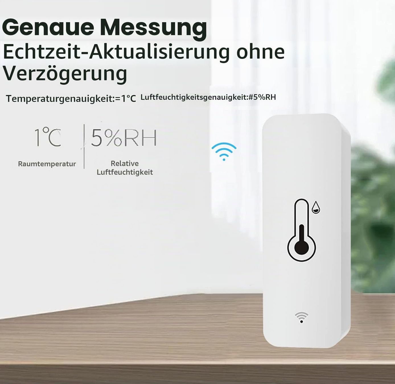 Autres articles pour la maison: Thermometer Hygrometer WLAN digital Innen Luftfeuchtigkeit – Neuf avec emballage d'origine à Genève par Promo- 8