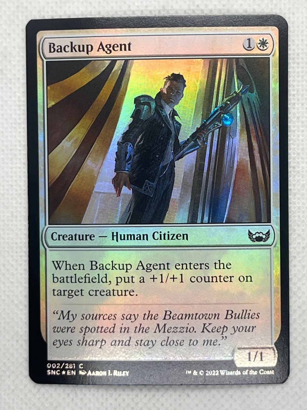 Magic The Gathering Carte collezionabili: Magic the Gathering Foil: Backup Agent - Selten! – Usato da Hinterkappelen venduto da Kim1992
