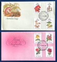 1981 - 1982 - Australien FDC - Pilzen- Rosen