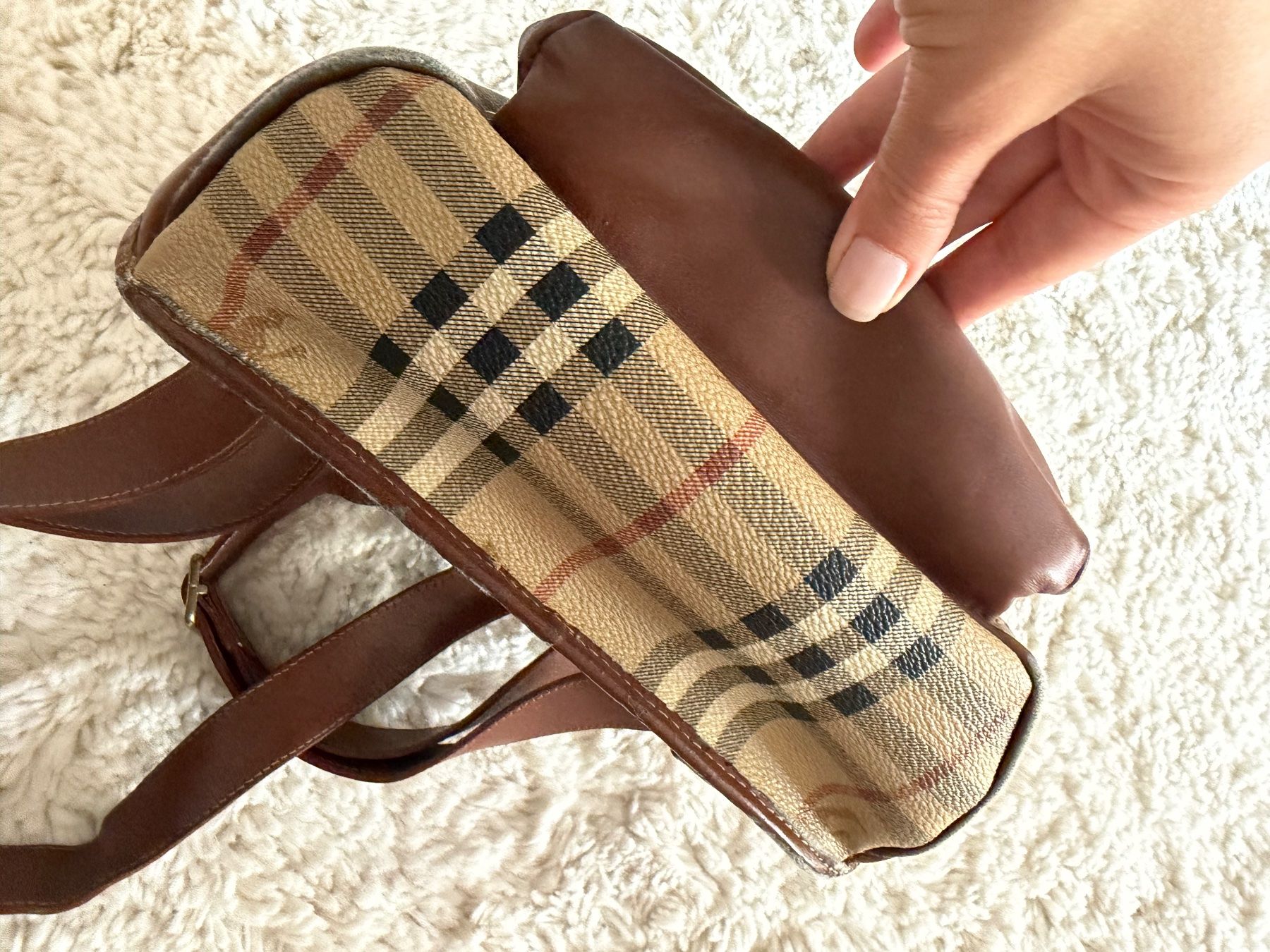 Burberry Zaini: Vintage Burberry backpack – Usato da Schaffhausen venduto da Nadiuna 6